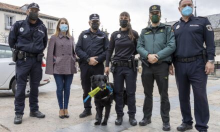 El perro policía Arko reforzará la seguridad en San Lorenzo de El Escorial