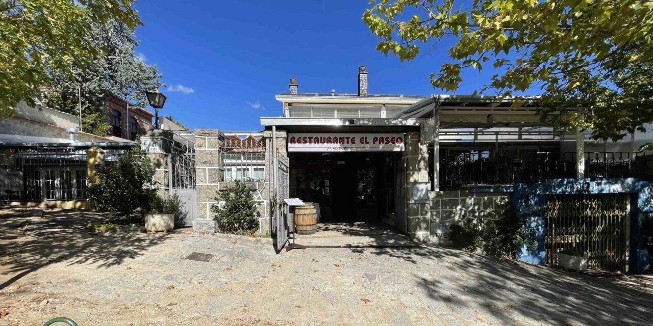 Restaurante El Paseo, en El Escorial: un tesoro por descubrir