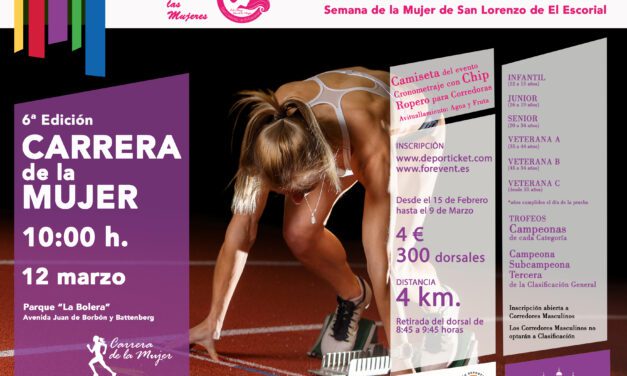 Sexta edición de la Carrera de la Mujer de San Lorenzo de El Escorial