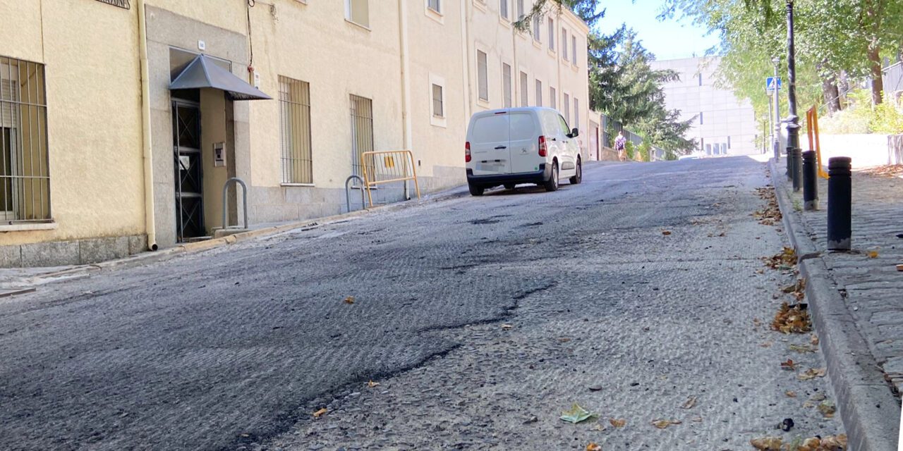 Comienzan las fases 3 y 4 del Plan Municipal de Asfaltado en San Lorenzo de El Escorial